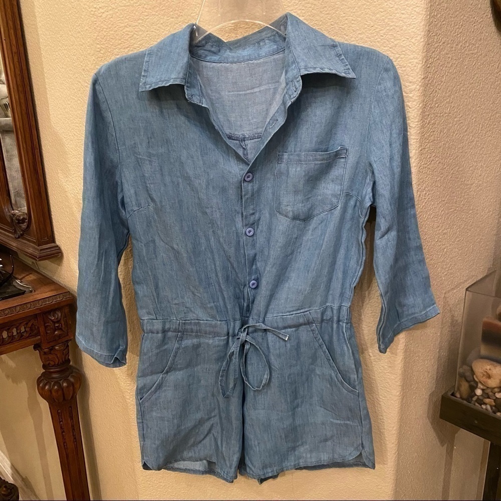 Light Blue Romper Size Small